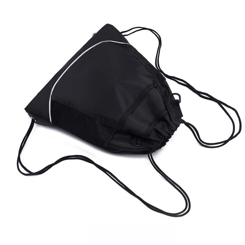 Multi-Sport Drawstring Backpack for Basketball and Football Gear