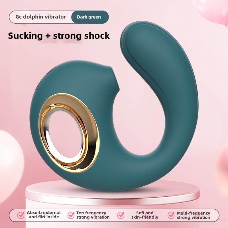 Dolphins Vibrator Female Tongue Licking Sucking G-spot Seconds Tide Massage Masturbator Adult Sex Products