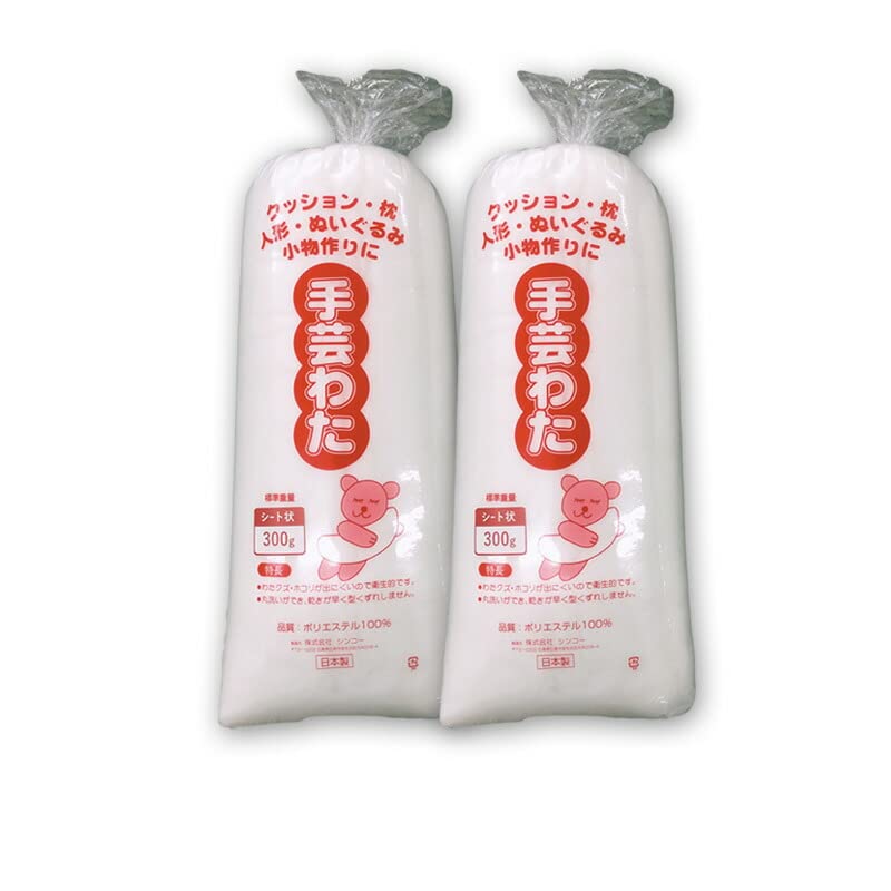 

Стиранные Хлопковые Шерстяные Простыни x 2 Полиэстеровая Шерсть Шерстяной Наполнитель для Сна Сделано в Японии (Упаковки по 300 г, 600 г) - Фетр, Животные, Красота,