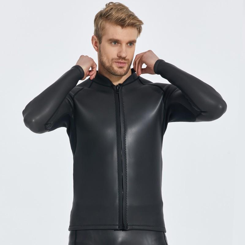 2mm Mens Shorty Wetsuit Top Snorkeling Swimming Diving Warmth UV Protection Outdoor Water Sports
