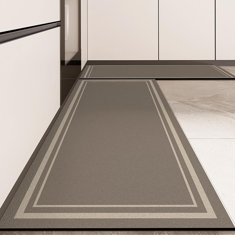 Pvc Carpet for Kitchen Floor Mat Waterproof Home Decoration Rug Oil-proof Anti-slip Long Foot Mats Alfombra Vinilicas Cocina