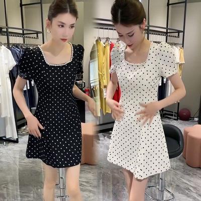 Summer New Fashion Foreign Style Age Reduction High-end Exquisite Temperament Imperial Sister Style Polka Dot Princess Style Dress Women