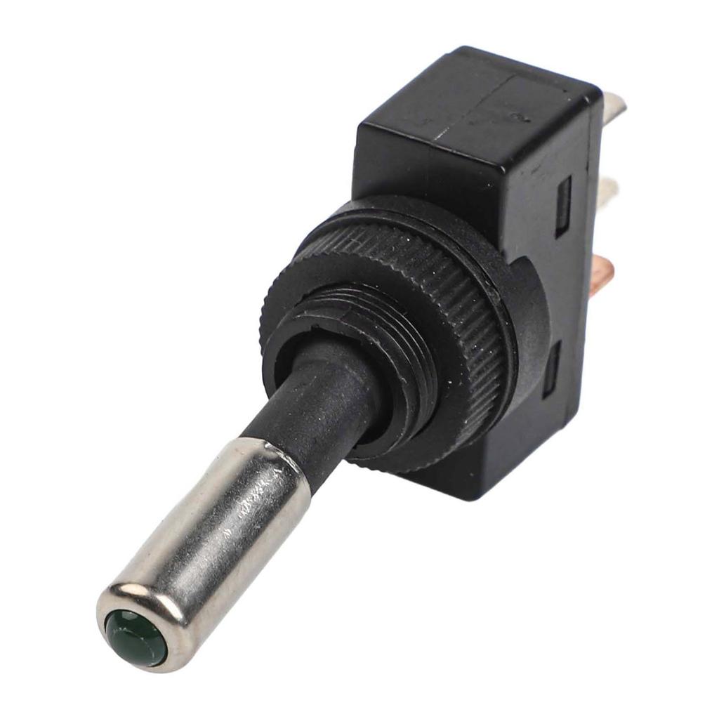 12mm Automotive Toggle Switch 12V 20A SPST ON OFF 2 Position 3 Pin LED Indicator for Car and Marine Panels 2 Pack