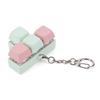 Finger Keyboard Fidget Toys 4-Button Keyboard Fidget Clicker Keychain Finger Calming Keychain Stress Relief Toys for Kids Adults