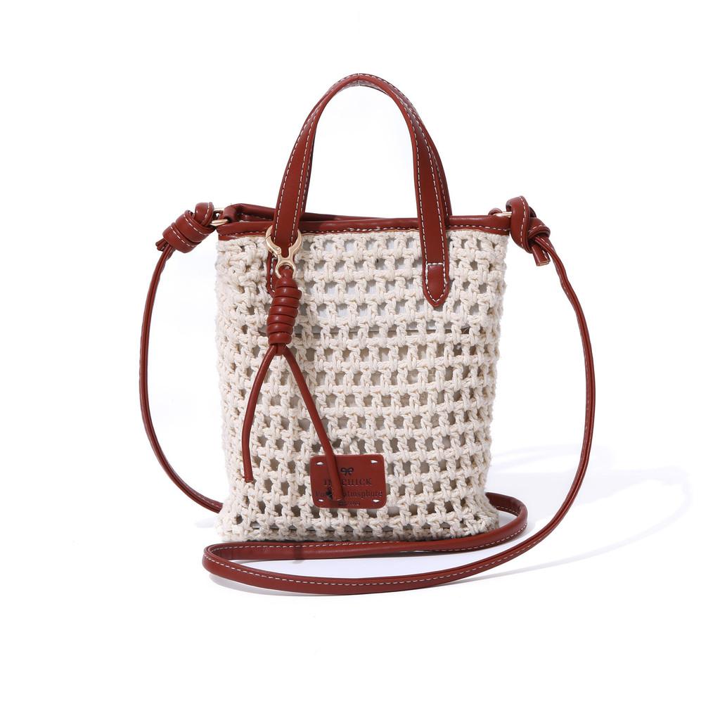 IELGY Ladies Mobile Phone Bag Fashion Hand-Woven Shoulder Messenger Bag