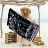 2pac Customizable Name Beach Towel Super Soft & Absorbent Suitable for Sports Travel Swimming Yoga Bathroom Beach And Pool