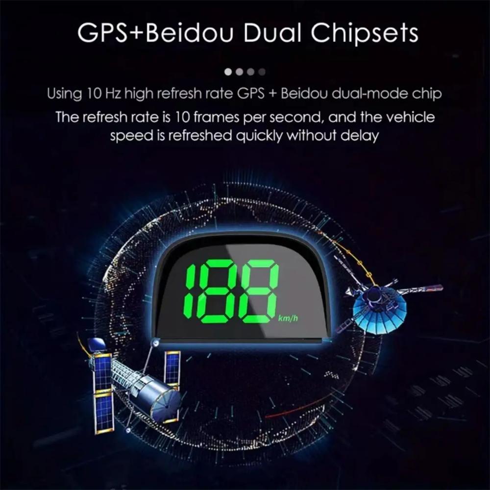 2024 Car Digital GPS Speedometer Car HUD Heads Up Display with Speed,,Mph/Kmh,USB Plug and Play for All Car