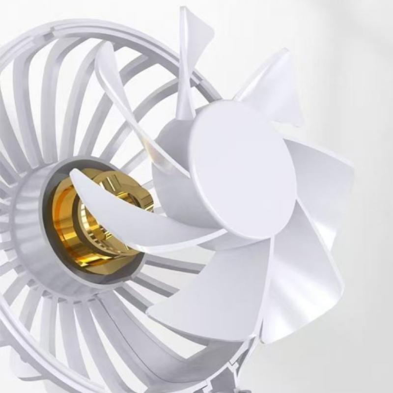 1 Piece Silent Cooling Power Bank Wireless Mini Play Plug Fans Summer Long Usb Rechargeable Handheld Fan