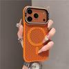 Honeycomb Mesh Heat Dissipation Is Suitable for iPhone17PROMAX Lens Holder, Mobile Phone Case, Apple 16 Magnetic Hard Case.