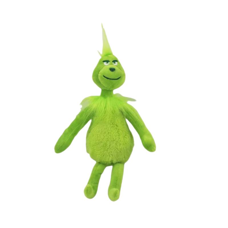 Anime-Grinched-Plüschtier, Cartoon-Stil, Kawaii, Kindergeschenk, Weihnachtsdekoration, weiche Stoffpuppe für Kinder, Weihnachtsgeschenk