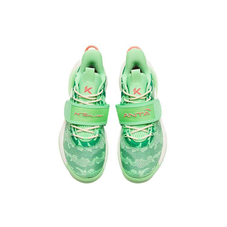Anta Water Flower 3 Low Basketball Shoes Men Sneakers Green 112221623-4
