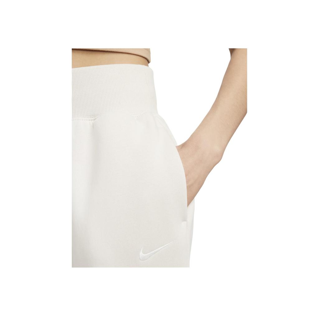 Nike Womens Phoenix Fleece High-Waisted Oversized Sweatpants Light Orewood Brown/Sail Women Streetwear DQ5887-104