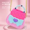 Girl Play House Beauty Toy Backpack Set, Simulated Makeup Jewelry Lipstick Model Children'S Toy