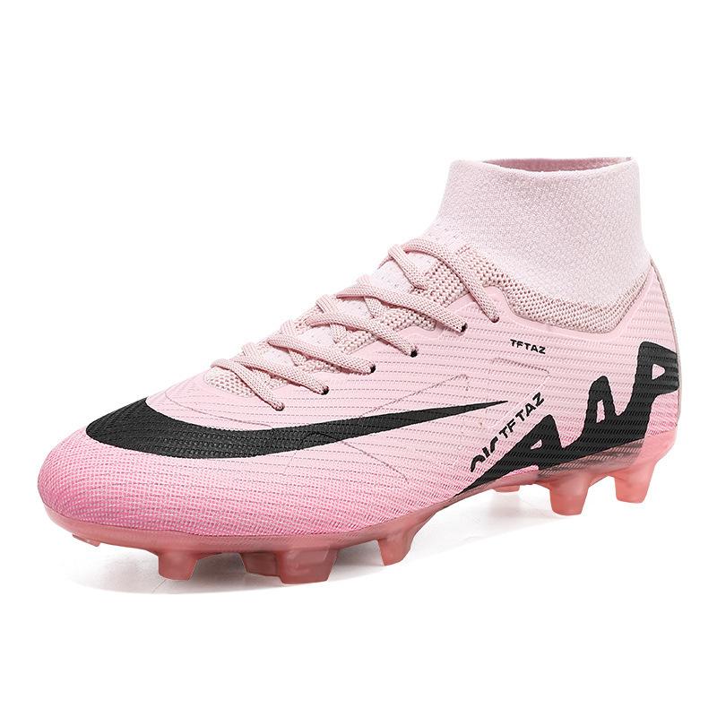 2025 Youth Football Shoes Student Ground Spikes Men and Women Broken Spikes Shade Training Shoes Foo Tball