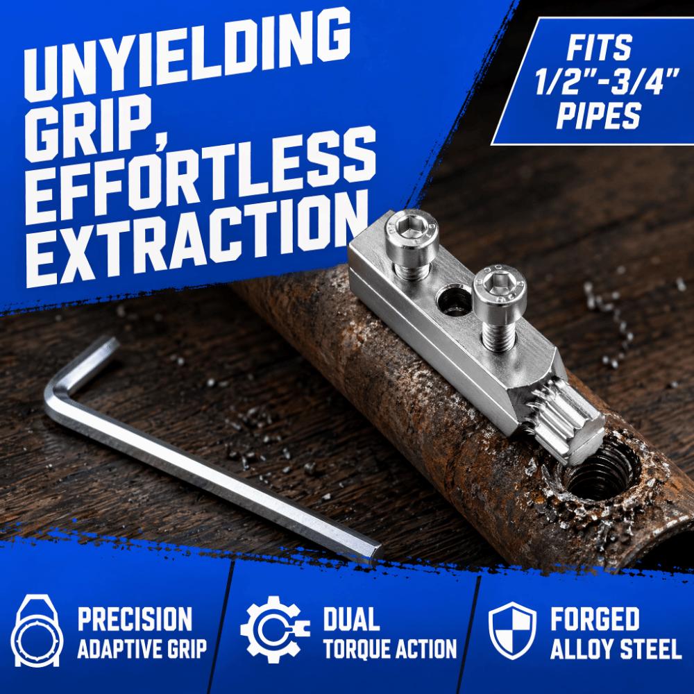 Adjustable Design Screw Extractor Set 1/2 Inch 3/4 Inch Broken Screw Extractor  For Damaged Screws