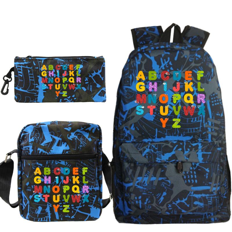 Game Alphabet Lore Alphabet Legend School Bag Backpack Shoulder Bag Pencil Case