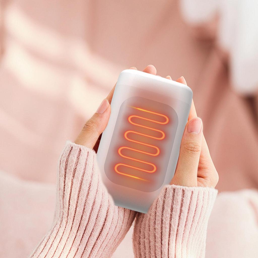 Electric Hand Warmers Rechargeable 6000mAh 3 Level Adjustable Temperature Portable Heated Hand Warmer Warming Device For Working
