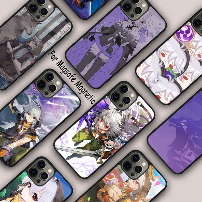 Genshin Impact Razor manga Magnetic Phone Case For APPLE iPhone 17 Air 16 14 13 12 Pro Max 15 Plus Wireless Charge MagSafe Cover