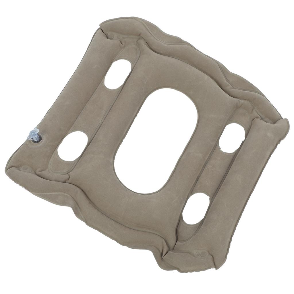 Ventilation Inflatable Cushion Seat Holes Pvc Flocking Cushioning Blow Up Seat Cushion For Long