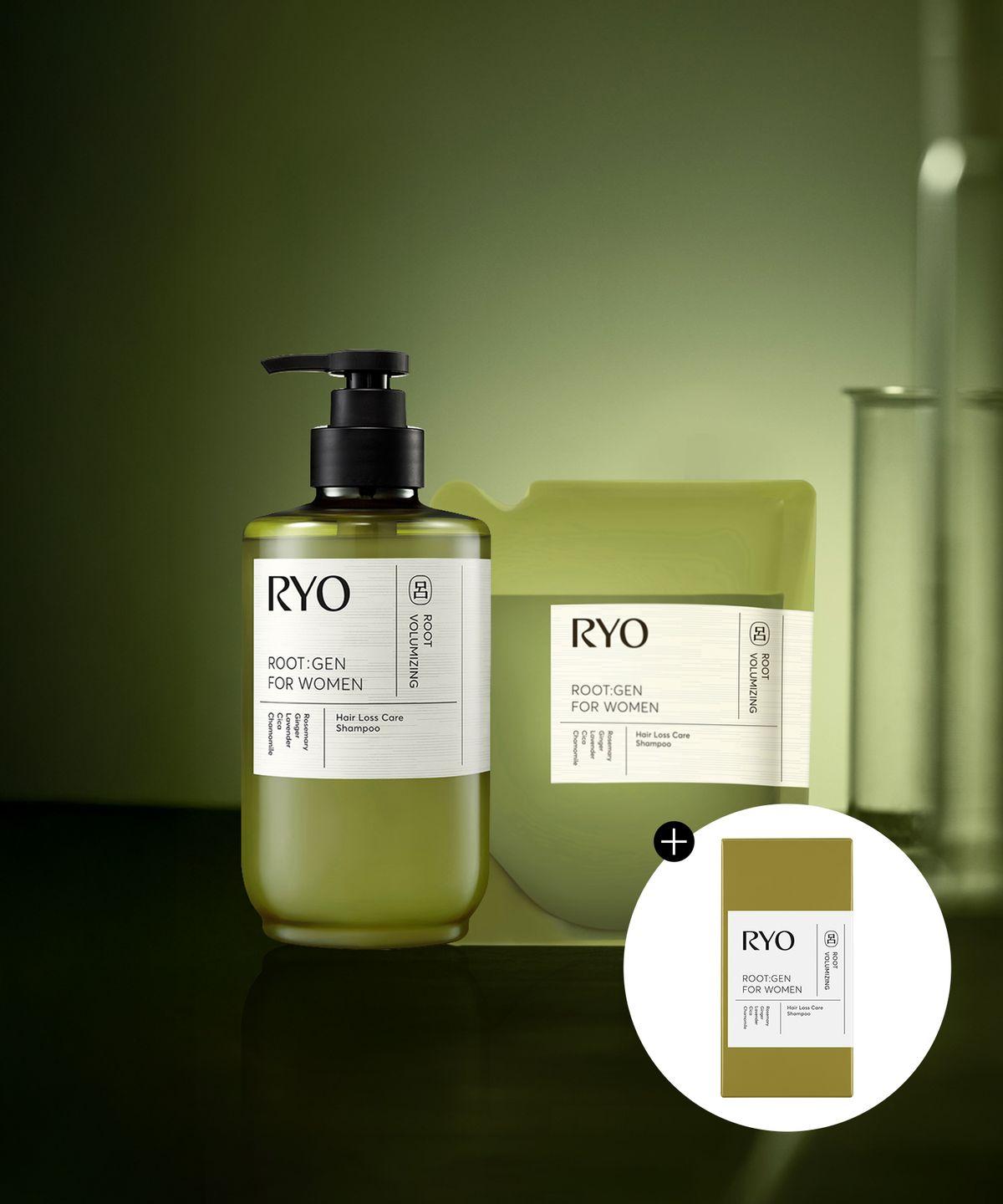 Rootgen Specialized Hair Loss Care Women s Shampoo 515ml Main Product + 400ml Refill