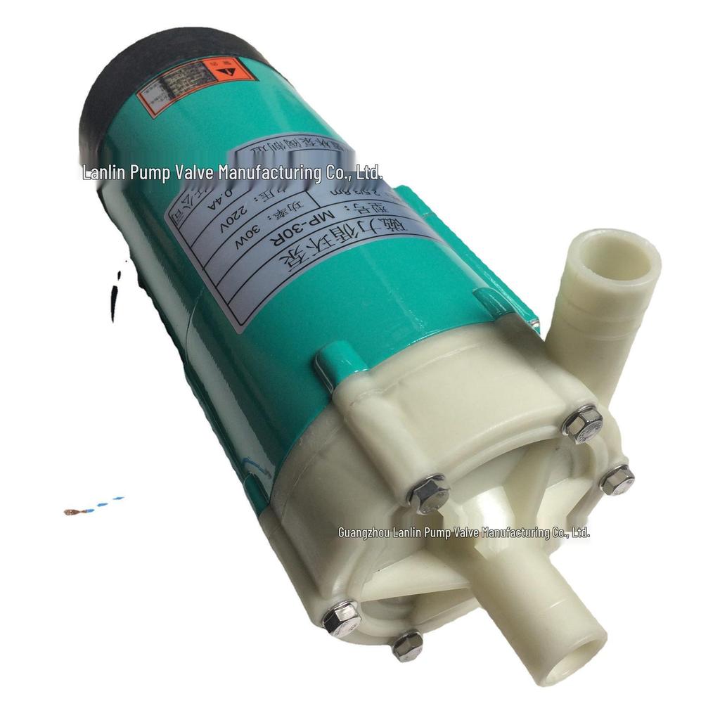 MD-30RM Acid-Resistant Magnetic Drive Pump, Horizontal Single-Stage Circulation, Miniature Design, Acid and Alkali Resistant, Ships Same Day