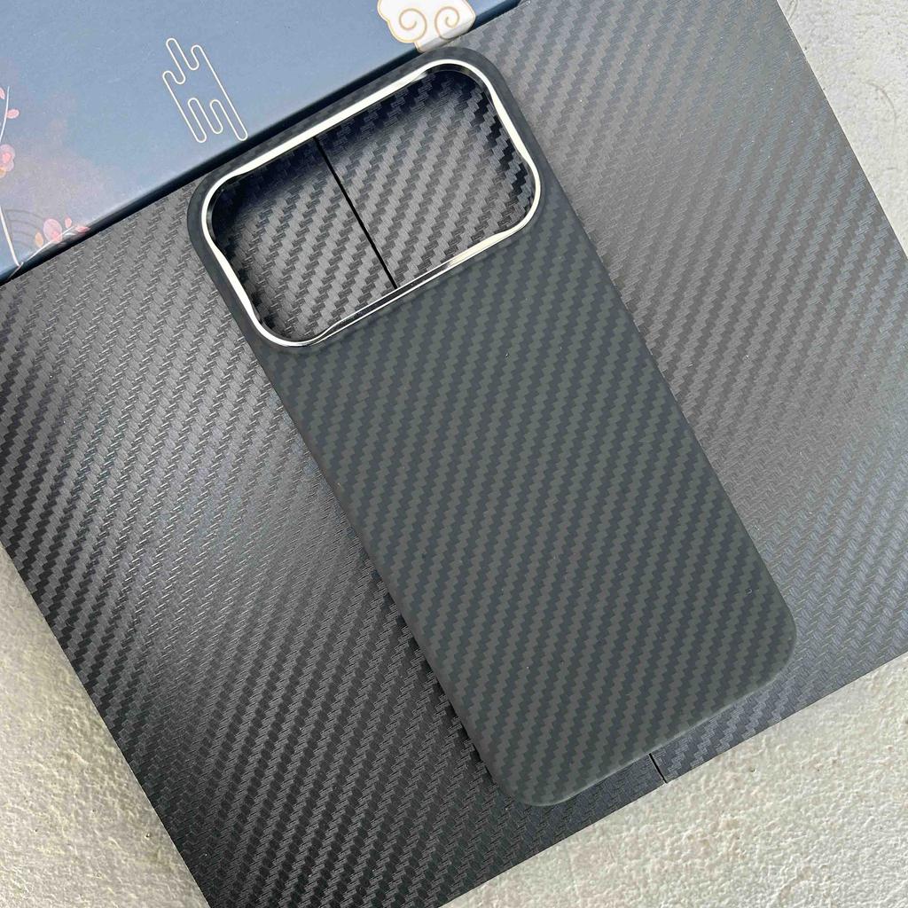 For Apple IPhone 17 Pro Ultra-Thin Kevlar Phone Case IPhone 17 Pro Max Protective Cover Aramid Fiber Magsafe Magnetic Phone