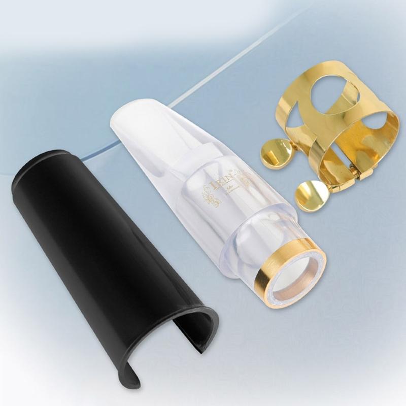 Mouthpiece Saxophone Sax Alto Ligature Clarinet Reeds Set Accessories Cushions Set Metal Cap Cushion Saxophone Accessory