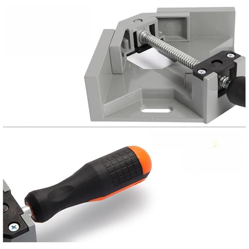90° Mini Corner Clamp - Right Angle, Quick-Fix for Woodworking, Welding, Picture Frames, Glass, Fish Tanks