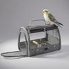 Bird Cage Parrot Carrier with Perch and Tray for Birds Small Anmial Parakeet Lovebird African Gray Cockatie Pet Travel Bag