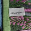 4 Layer 38X40Cm Cotton Yarn Decorative Pure Cotton Dish Cloth Quick Dry Tea Towel Retro Floral Hand Towel Home Restaurant