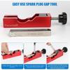 Spark Plug Gap Tool, Spark Plug Gapping Tool With 32 Blade Steel Feeler Gauge, Universal Spark Plug Gap Tool For Most 10Mm 12Mm 14Mm 16Mm Spark Plugs