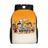 S-Snoopies Backpacks for Men Women Waterproof School College Manga Bag Print Bookbag
