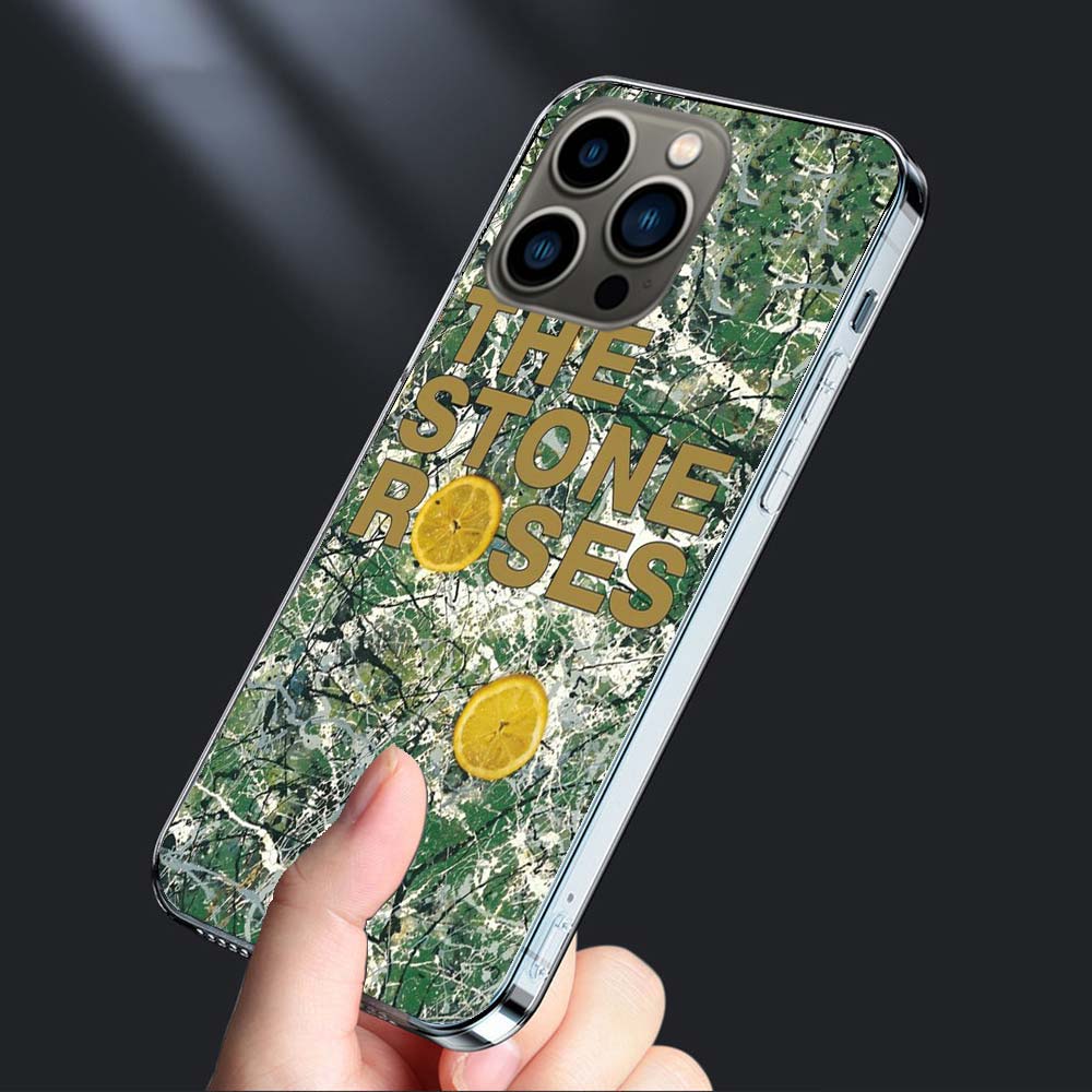 The Stone-R-Roses Phone Case For Iphone 16E 15 Pro 14 Plus 17E 16 17 Pro Max Air 11 12 13 Mini Shockproof Capa Cute Cover TPU