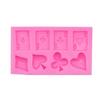 Poker Silicone Sugarcraft Mold Resin Tools Cupcake Baking Mould Fondant Cake Decorating Tools
