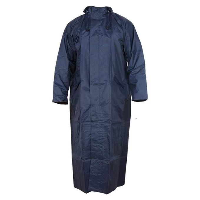 

@ XXL Size Blue Raincoat Rainwear With Cap For Men Zr-2821-60%Off