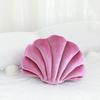 Throw Pillow Non-shedding Tear-Resistant High Elasticity Good Rebound Full Filling Breathable Shell Shape Throw Pillow Doll Home Decor