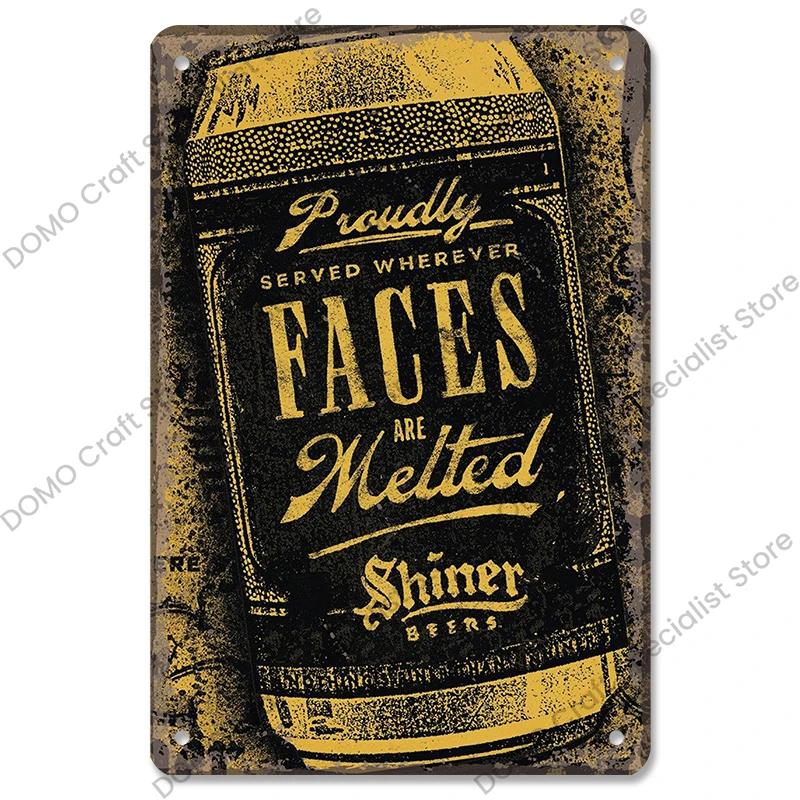 Rum Brand Plaque Vintage Metal Tin Signs Captain Mermaid Metal Poster Retro Wall Art Decor for Bar Pub Club Living Room Home