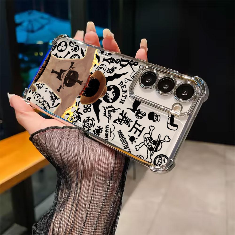 Anime Hot O-One Piece Coque For Galaxy S26 Ultra Phone Case For Samsung S26 S25 S24 S23 S21 Ultra S20 FE S25 Plus 5G Soft Cover