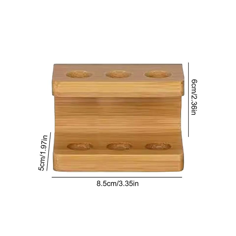 2/3/4 Slots Electric Toothbrush Head Holder Home Mini Portable Durable Hotel Non Slip Freestanding Natural Stand