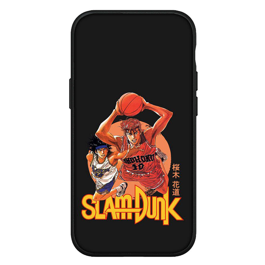 for Samsung Galaxy S25 S24 S23 iPhone 17 16 15 Xiaomi Redmi Note 14 13 12 11 Plus Pro Max XR Phone Case Lovely Slam Dunk Basketball OPPO Huawei Cover