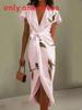 Urban Fashion Dress With Satin Print And Splice Design For Summer 2025