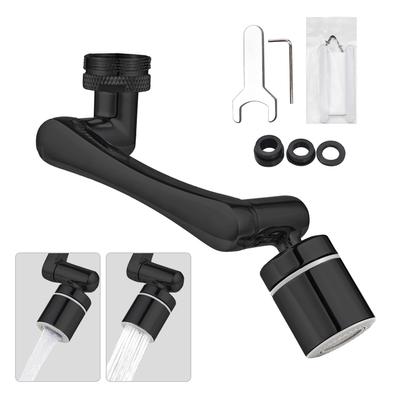 Aoresac Universal Swivel Faucet Extender 1440 Degrees  Rotating Faucet Aerator with 2 Water Outlet Modes