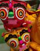 Handcrafted Double-Headed Embroidered Tiger Pillow - Intangible Cultural Heritage Fabric