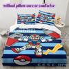 Gundam Anime Style Printed Duvet Cover Set 3PCS Cartoon Bedding Quilt Cover Pillowcases Bedroom Decoration Gift_LIAN