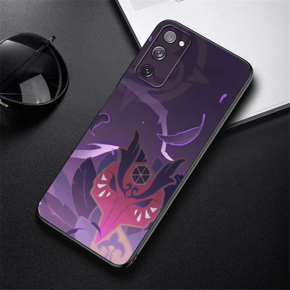 Ochranné pouzdro na telefon Genshin Impact Icon pro Samsung Galaxy S22 5G S21 Ultra S20 S10 S9 Plus S10E S8 S7 Edge