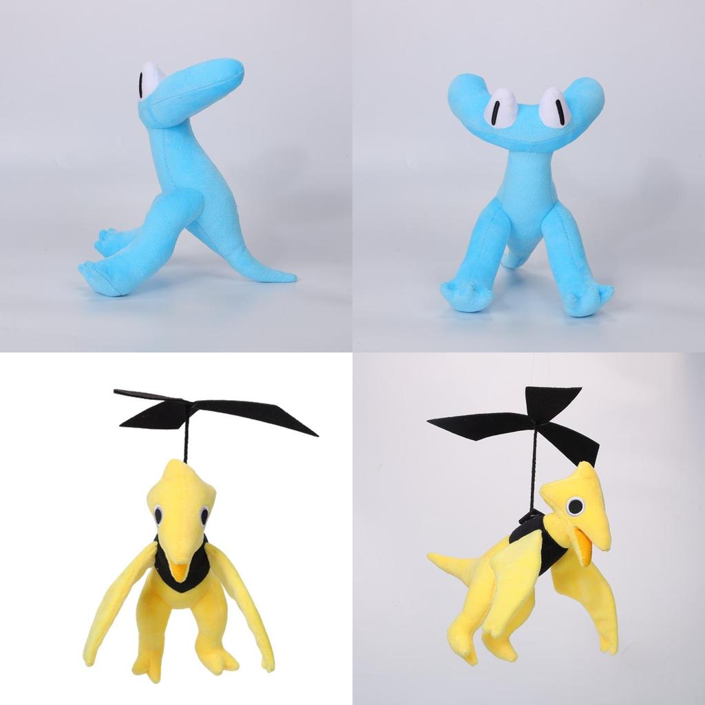 Rainbow Friends Kapitel 2 Dinosaurier Plüschtier Weich und kuschelig Kurzer Plüsch Stofftier von Jili