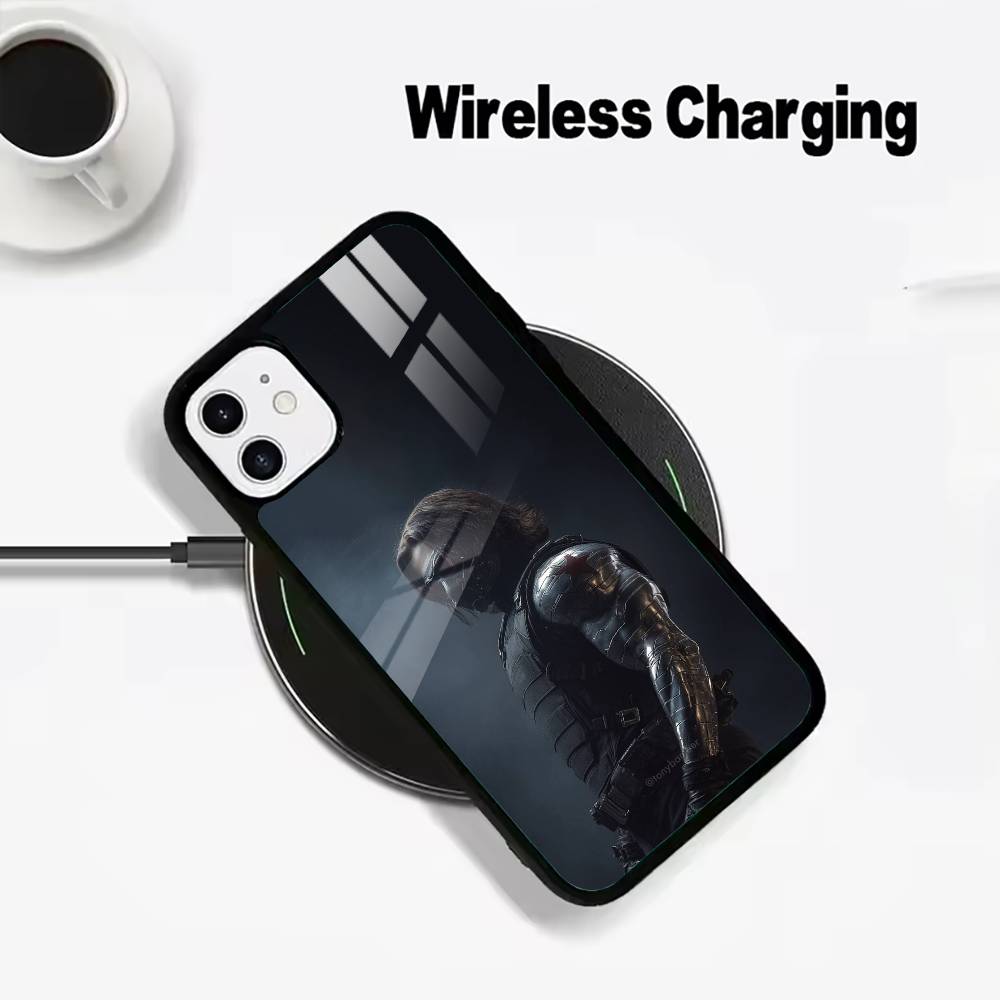 B-Bucky- Barnes Winter -S-Soldier Phone Case For IPhone17 16 15 14 13 12 11 Pro Max 16/15/14Plus Wireless Charger Cover Funda