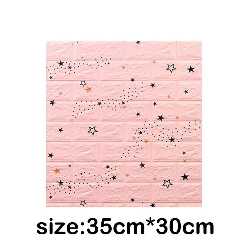 

10 шт. 35 см x 30 см Самоклеящиеся панели 3D Мягкие противоударные обои из пены Имитация кирпичной кладки Наклейки на стену Гостиная Детская спальня Декор 35cmx30cm 10Pcs