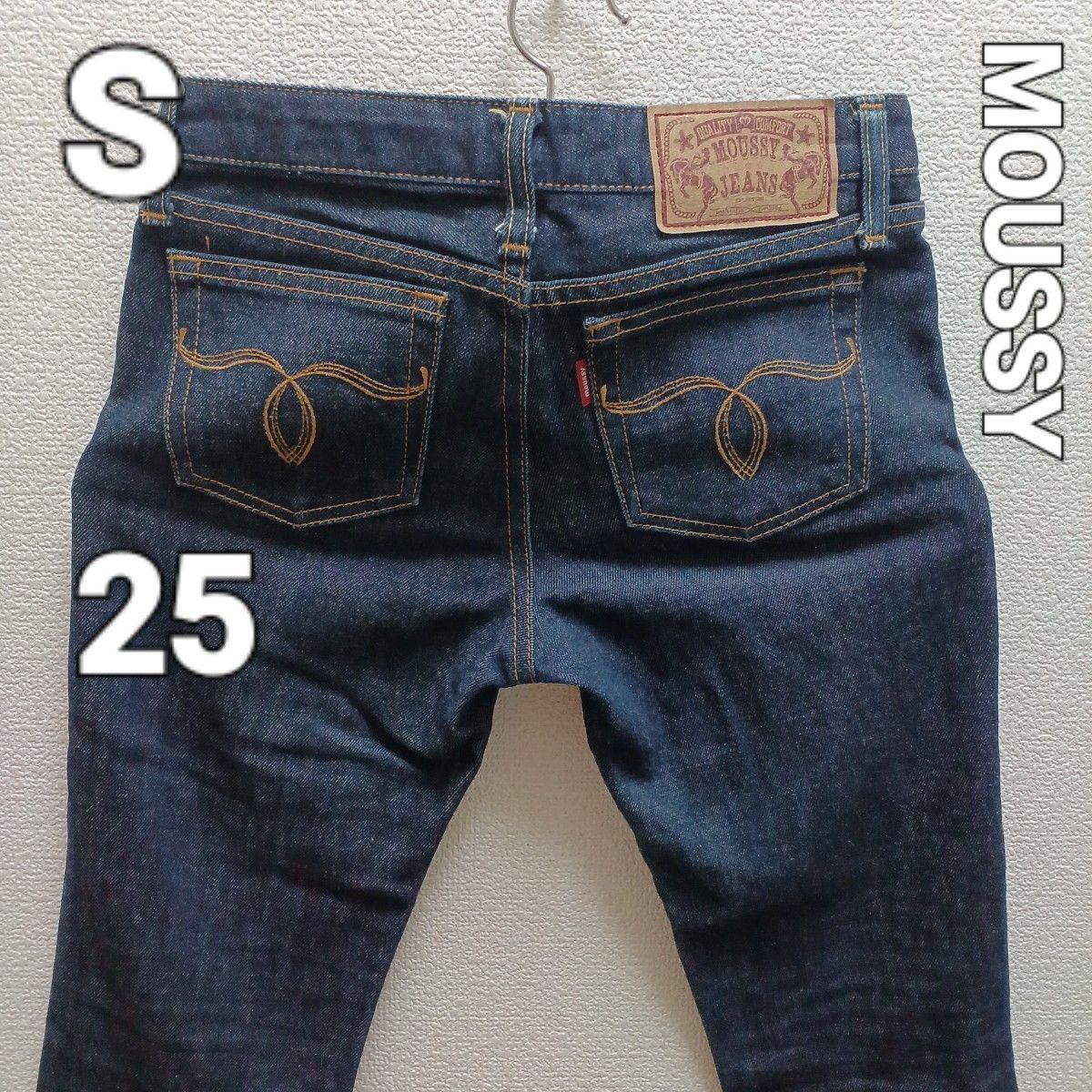 MOUSSY Denim pants boot cut flare 25 S size equivalent