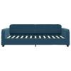 Vidaxl Sofa Z Materacem Do Spania, Niebieska, 80X200 Cm, Aksamit